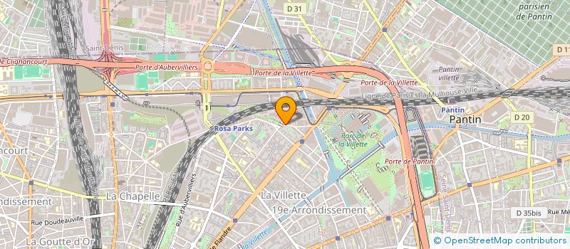 localisation de l'entreprise CP DISTRIBUTION  PARIS