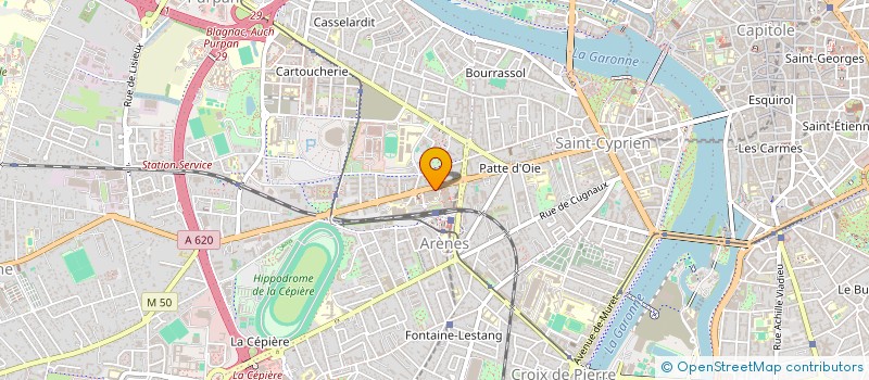 localisation de l'entreprise CP-DOMICILE à TOULOUSE