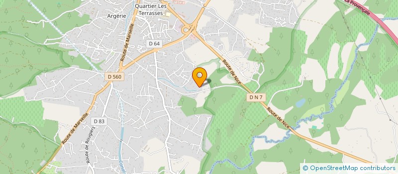 localisation de l'entreprise CP ELEC à SAINT-MAXIMIN-LA-SAINTE-BAUME