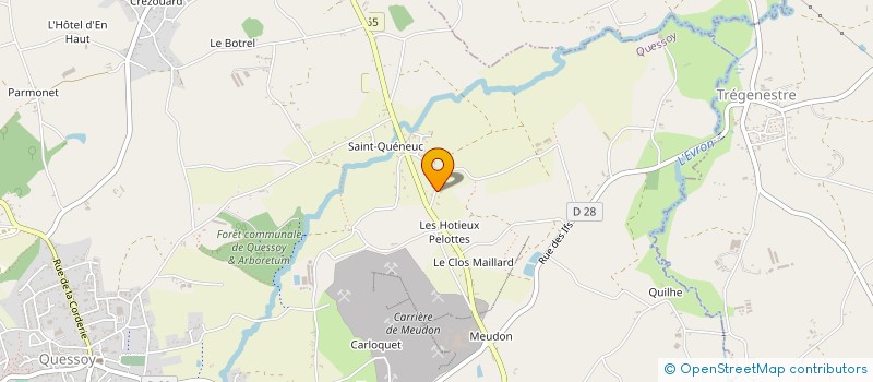 localisation de l'entreprise CP ENERGIES  BREHAND