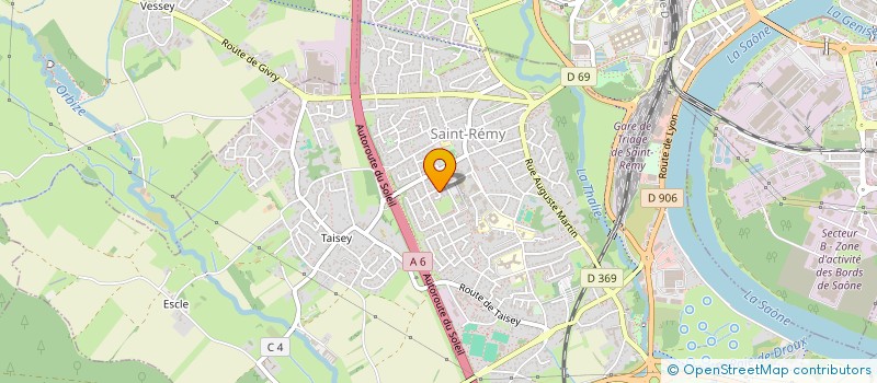 localisation de l'entreprise CP FIBRE  SAINT-REMY