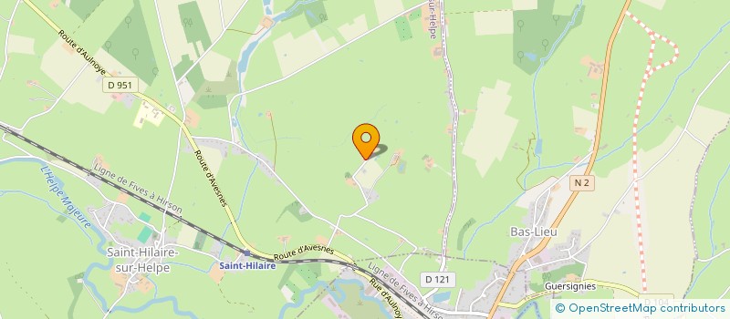 localisation de l'entreprise CP FINCA ET SPA à SAINT-HILAIRE-SUR-HELPE