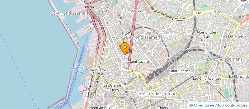 localisation de l'entreprise CP FOOD  MARSEILLE