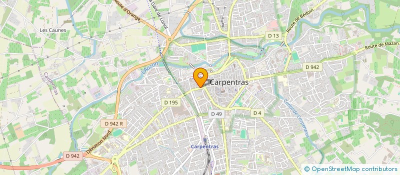 localisation de l'entreprise CP GARD  CARPENTRAS