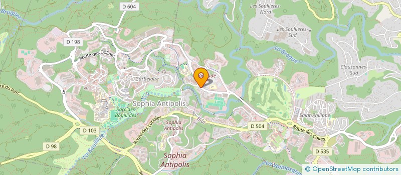 localisation de l'entreprise CP GROUPE  BIOT