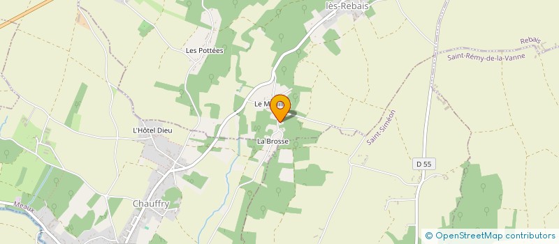 localisation de l'entreprise CP HOLDING à SAINT-DENIS-LES-REBAIS