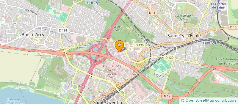 localisation de l'entreprise CP HOLDING  MONTIGNY-LE-BRETONNEUX