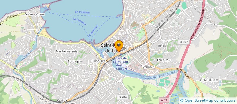localisation de l'entreprise CP IMMO à SAINT-JEAN-DE-LUZ