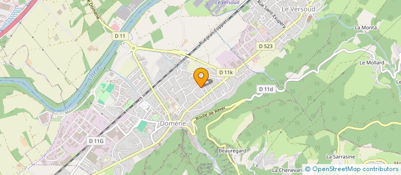 localisation de l'entreprise CP IMMO  DOMENE