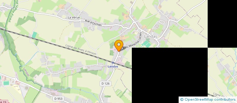 localisation de l'entreprise CP IMMO  LANDAS