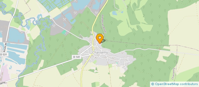 localisation de l'entreprise CP IMMO  CHASSEMY