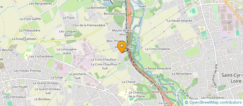 localisation de l'entreprise CP IMMOBILIER à FONDETTES