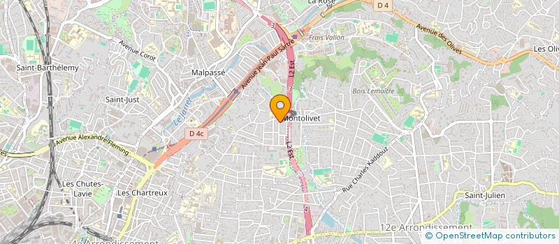 localisation de l'entreprise CP INDUSTRIE à MARSEILLE