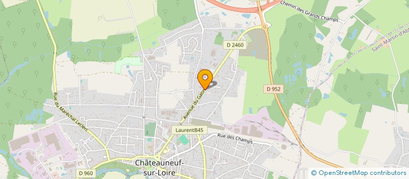 localisation de l'entreprise CP INGENIERIE  ORLEANS