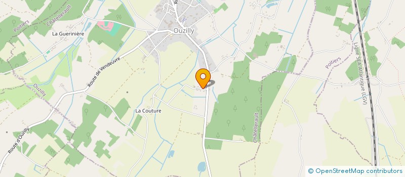 localisation de l'entreprise CP INVEST  OUZILLY