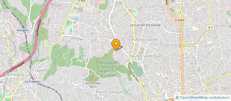 localisation de l'entreprise CP INVEST à CANNES