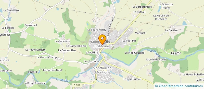 localisation de l'entreprise CP INVEST à SEVREMOINE