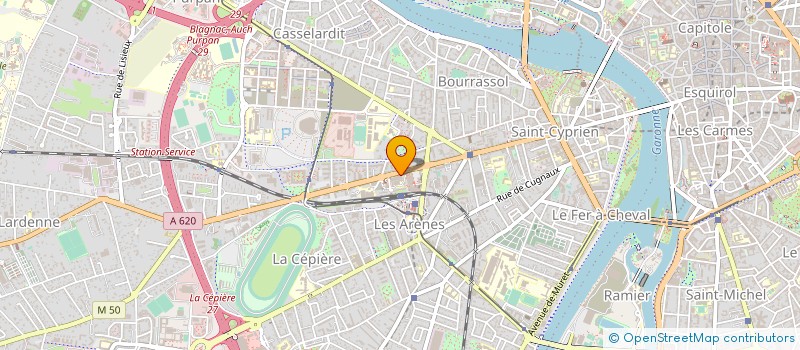 localisation de l'entreprise CP-INVESTIR  TOULOUSE