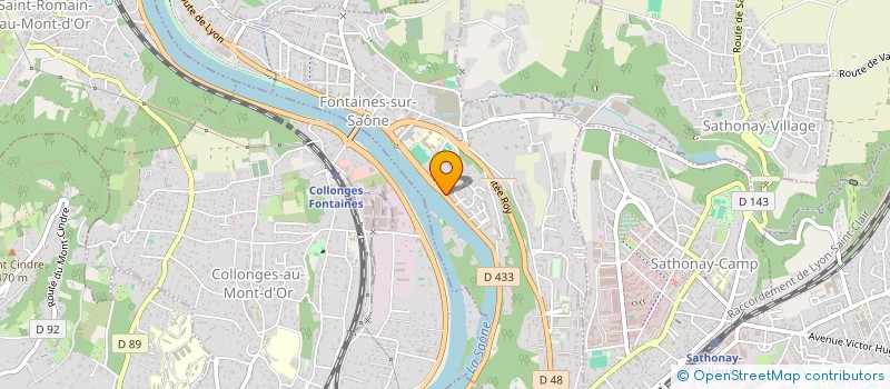 localisation de l'entreprise CP INVESTISSEMENTS  FONTAINES-SUR-SAONE