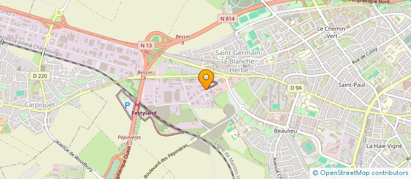 localisation de l'entreprise CP ISOLATION à BRETTEVILLE-SUR-ODON