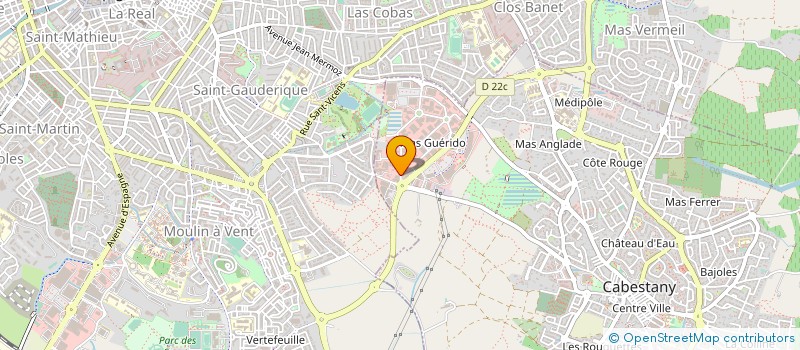 localisation de l'entreprise CP JURI CONSEIL  CABESTANY