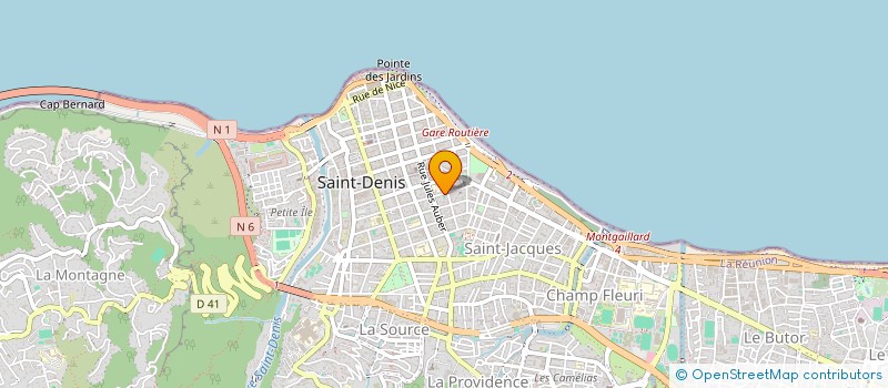 localisation de l'entreprise CP KREATIV  SAINT-DENIS