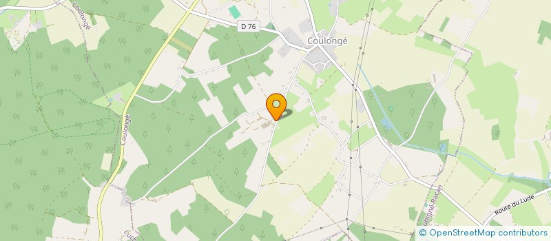 localisation de l'entreprise CP LAB à LE LUDE