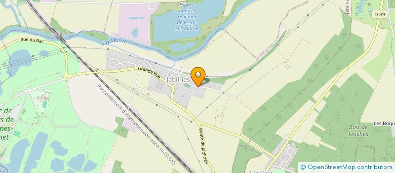 localisation de l'entreprise CP LOC  JABLINES