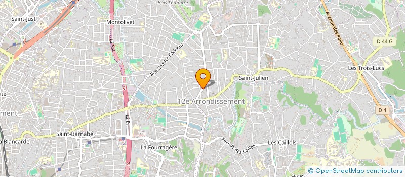 localisation de l'entreprise CP LOCATION AMBULANCE  MARSEILLE