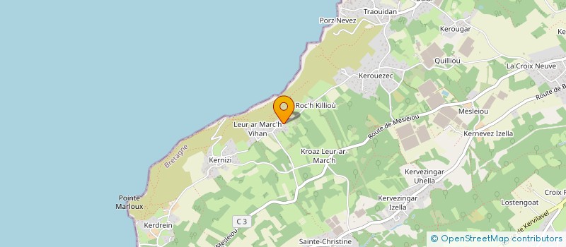 localisation de l'entreprise CP MAG  PLOUGASTEL-DAOULAS