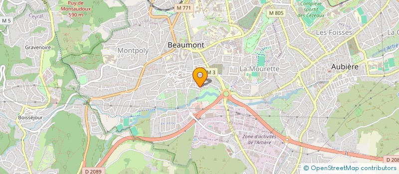 localisation de l'entreprise CP MANAGEMENT  BEAUMONT