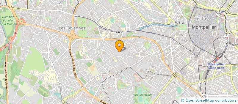 localisation de l'entreprise CP MANAGEMENT HOLDING à MONTPELLIER