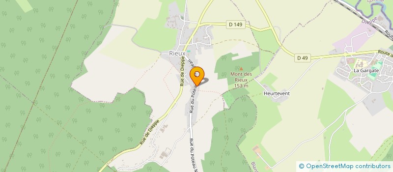 localisation de l'entreprise CP MENUISERIE  RIEUX