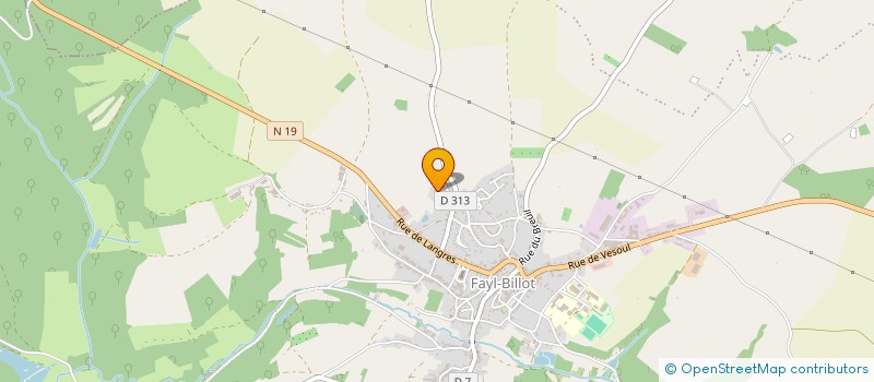 localisation de l'entreprise CP NEGOCE à FAYL-BILLOT