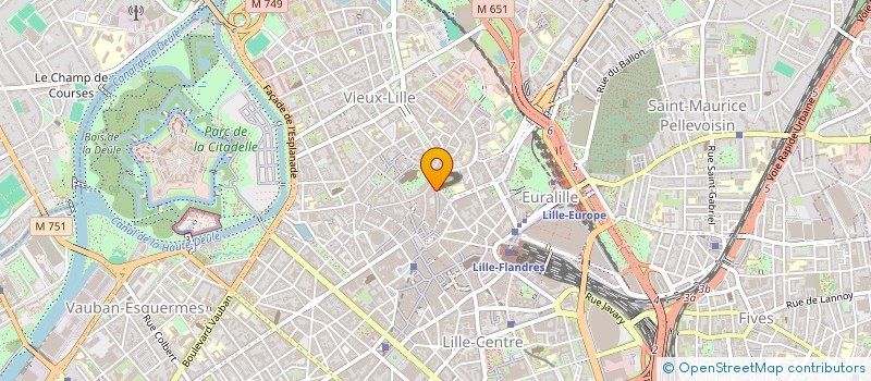 localisation de l'entreprise CP PATINIERS à LILLE