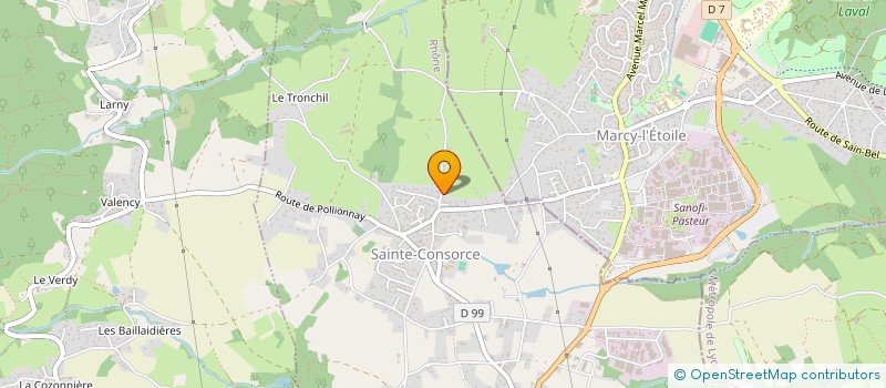 localisation de l'entreprise CP PHARMA CONSULTING  SAINTE-CONSORCE