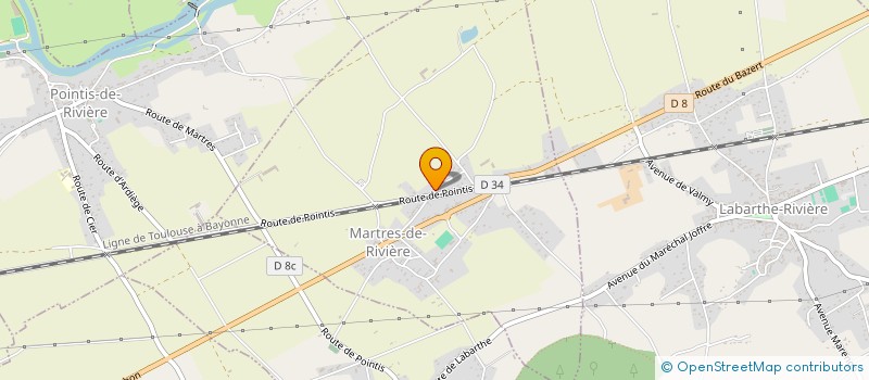 localisation de l'entreprise CP PLOMBERIE  MARTRES-DE-RIVIERE