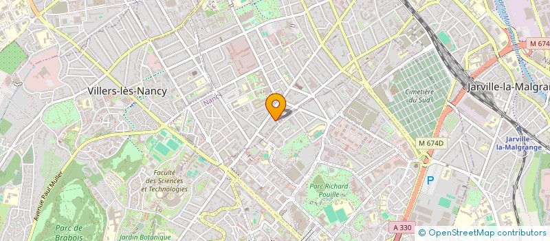 localisation de l'entreprise CP PLUS  NANCY