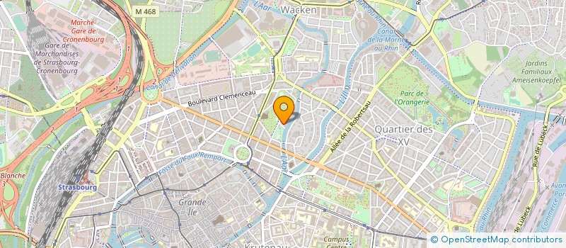 localisation de l'entreprise CP POMPES SAS à STRASBOURG