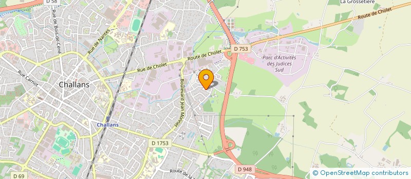 localisation de l'entreprise CP PRO à SOULLANS