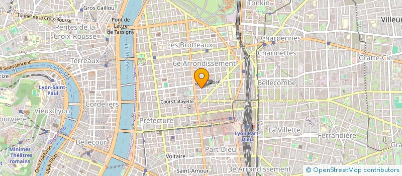 localisation de l'entreprise CP PRO CONSEIL à LYON