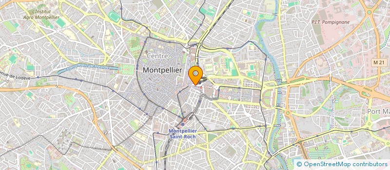 localisation de l'entreprise CP PRODUCTION  MONTPELLIER