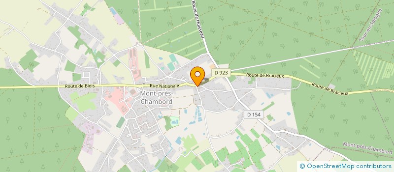 localisation de l'entreprise CP SAINT FLORENT  MONT-PRES-CHAMBORD