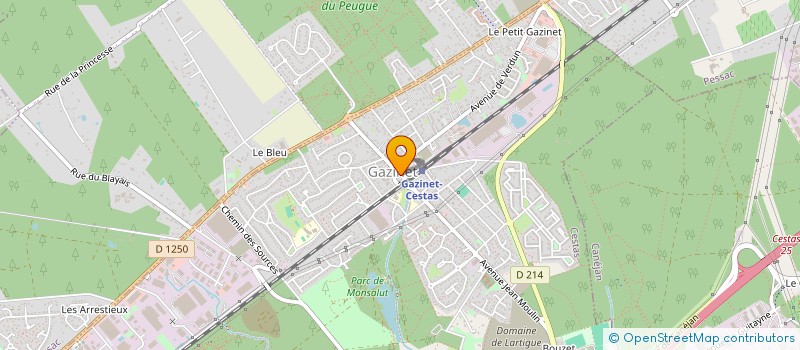 localisation de l'entreprise CP'SERVICES à CESTAS