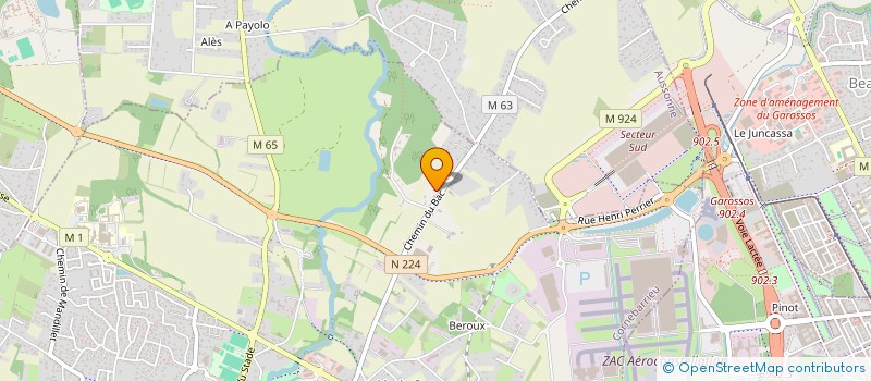 localisation de l'entreprise CP SERVICES à CORNEBARRIEU