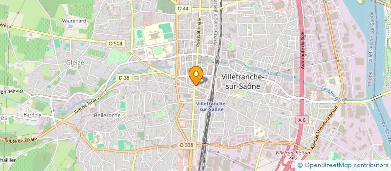 localisation de l'entreprise CP SUPPORT & DEVELOPMENT à VILLEFRANCHE-SUR-SAONE