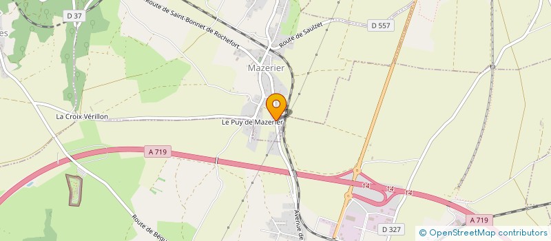 localisation de l'entreprise CP TIRCHASSE à MAZERIER