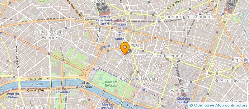 localisation de l'entreprise CP TRADING à PARIS