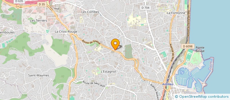 localisation de l'entreprise CP TRAITEMENTS  ANTIBES