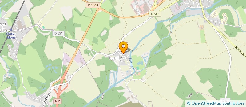 localisation de l'entreprise CP TRANS à LAON